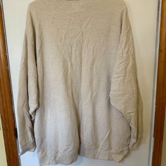 Aerie Sz XL Nude Colorado Relaxed High Neck Sweater - Picture 2 of 2